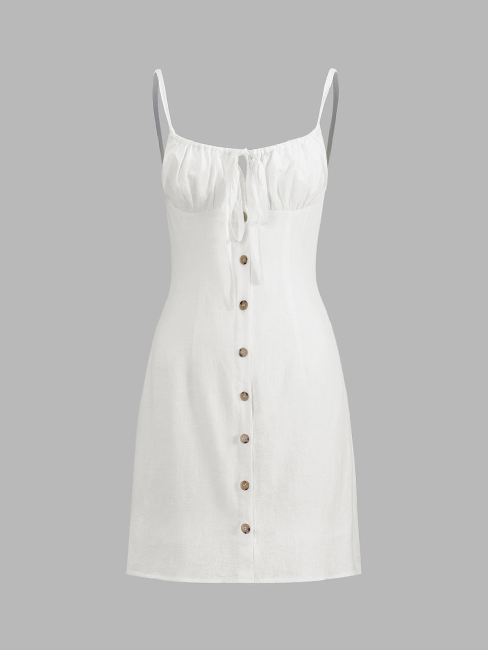 Darling Leinen Einfaches Minikleid