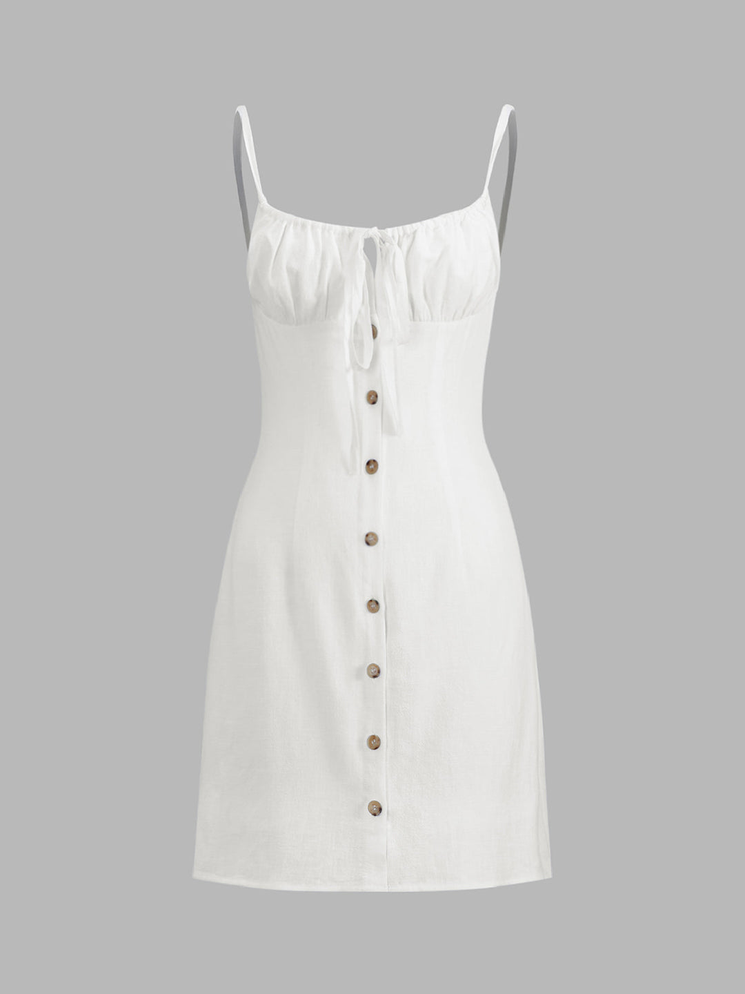 Darling Leinen Einfaches Minikleid
