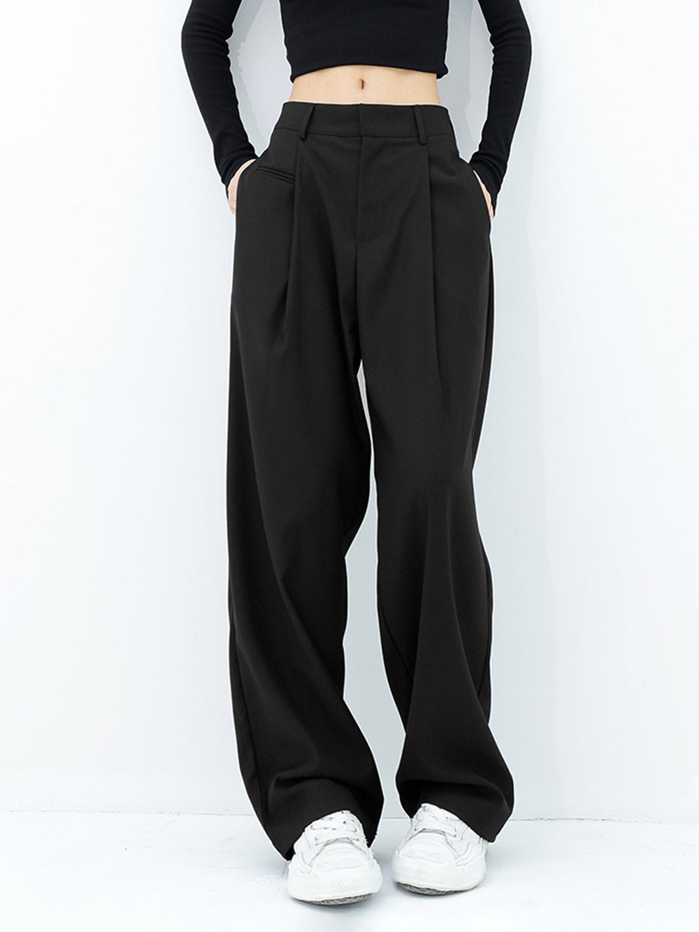 Basic Baggy Weites Kleid Hose
