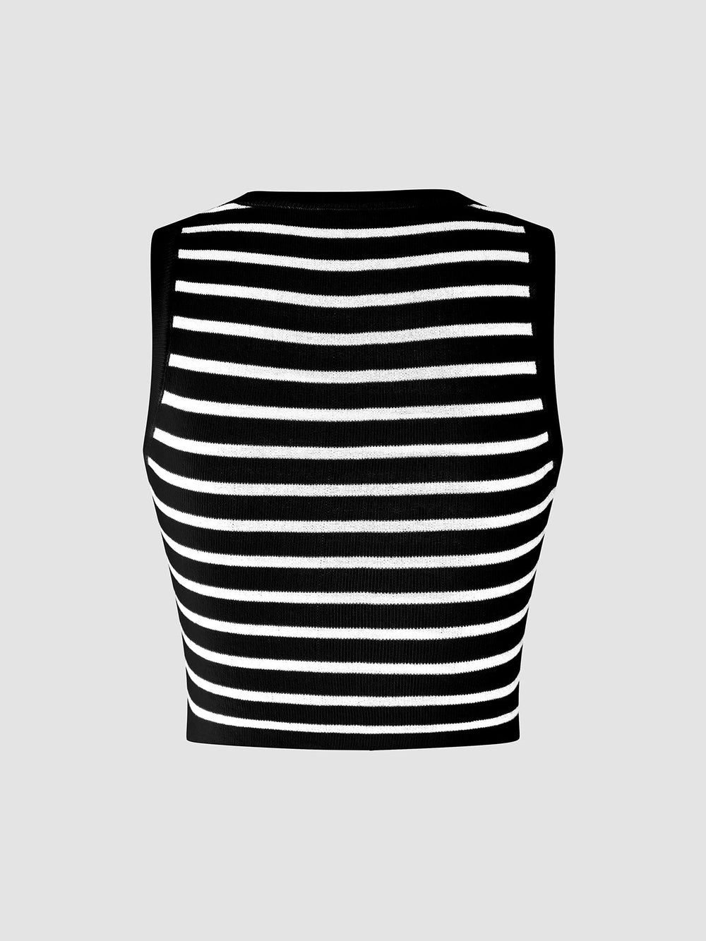 Klassisches Streifen-Crop-Tanktop