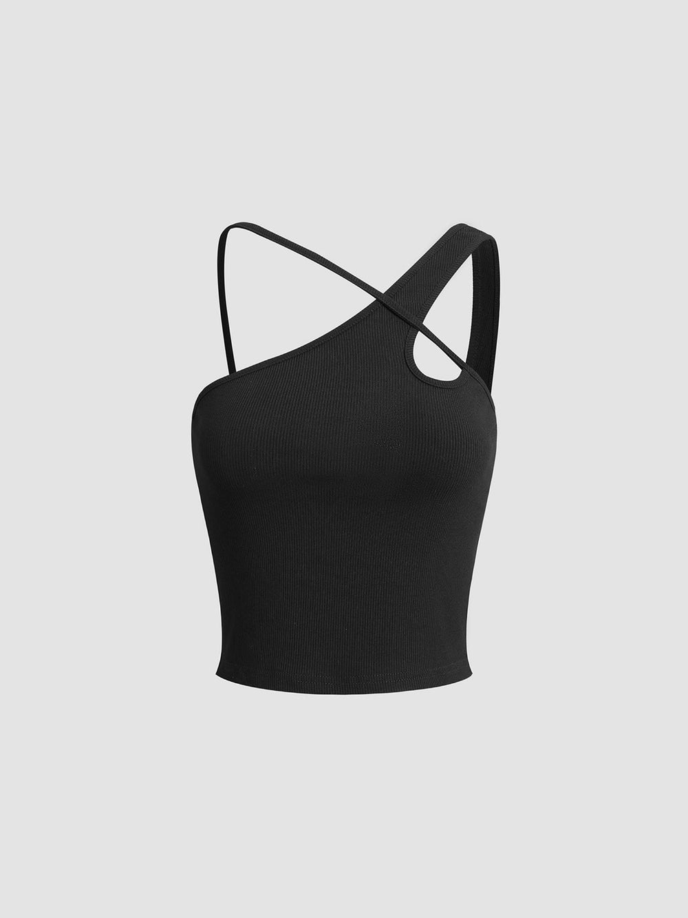 Asymmetrisches Neckholder-Tanktop