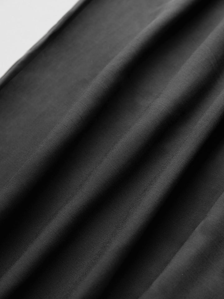Oversized High Waisted Pleat Front Hose