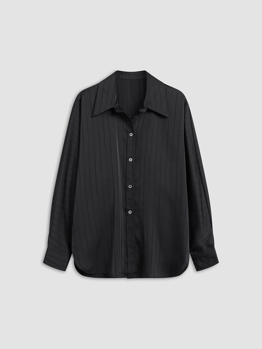 Charlotte Oversized Hemdkragenhemd mit Knopfleiste