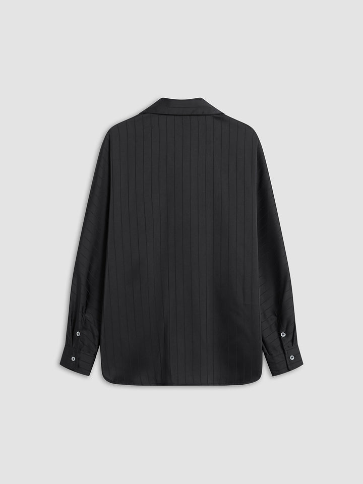 Charlotte Oversized Hemdkragenhemd mit Knopfleiste