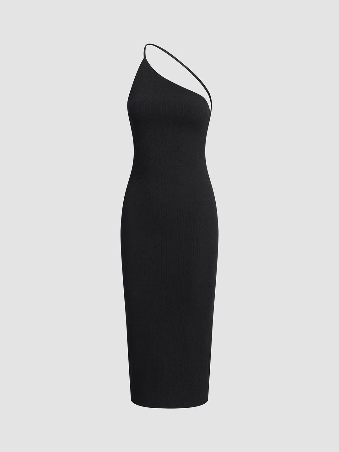 Asymmetrisches Kleid mit offenem Rücken und Trägern