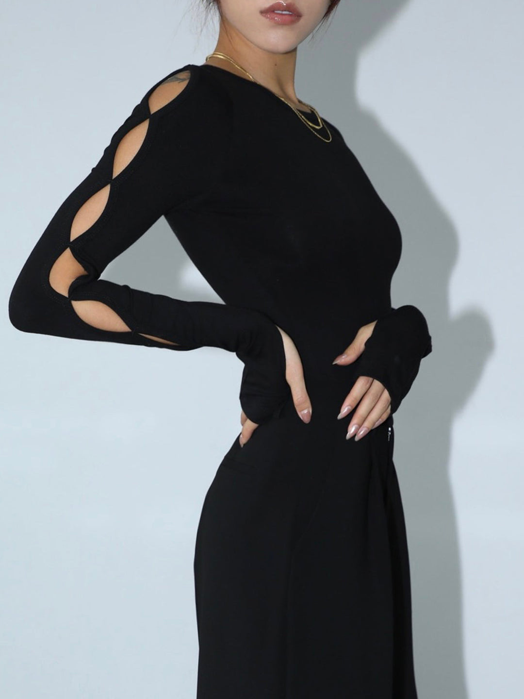 Body Suit Mit Schlüsselloch-Ausschnitt