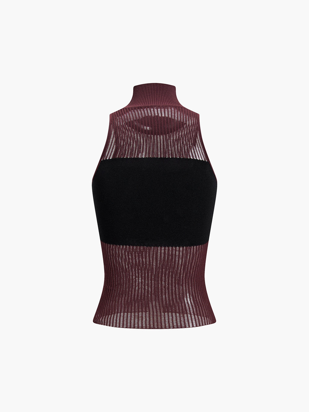 Kombinations-Rollkragen-Tanktop