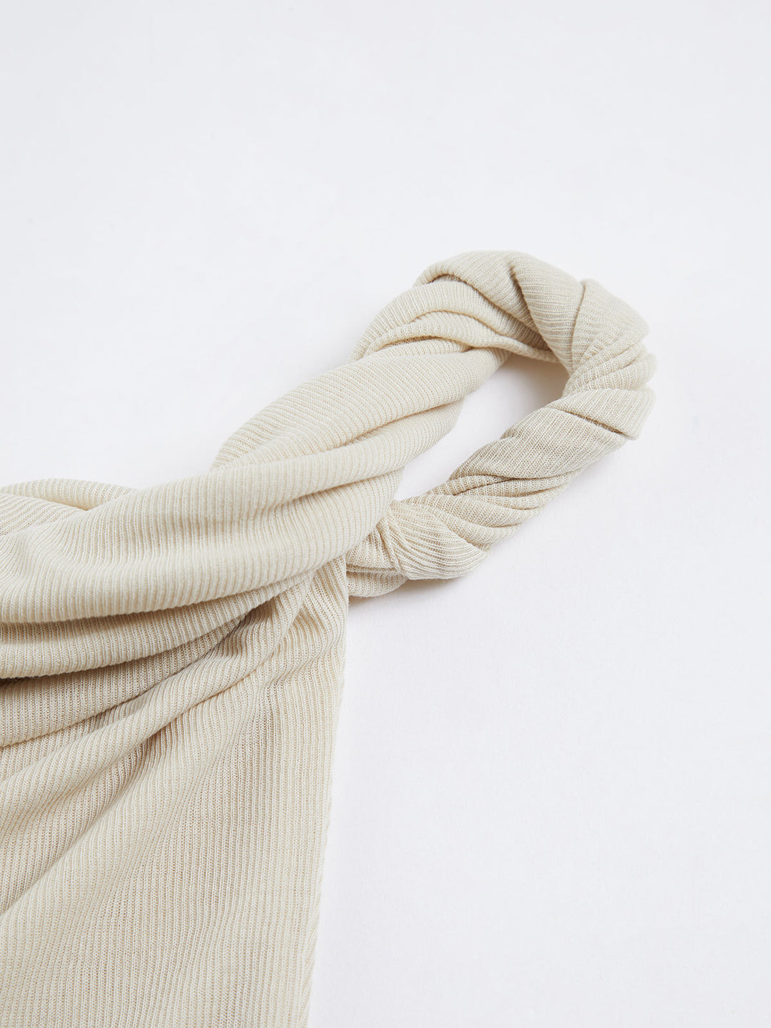 Twisted Strap Off Shoulder Shirt