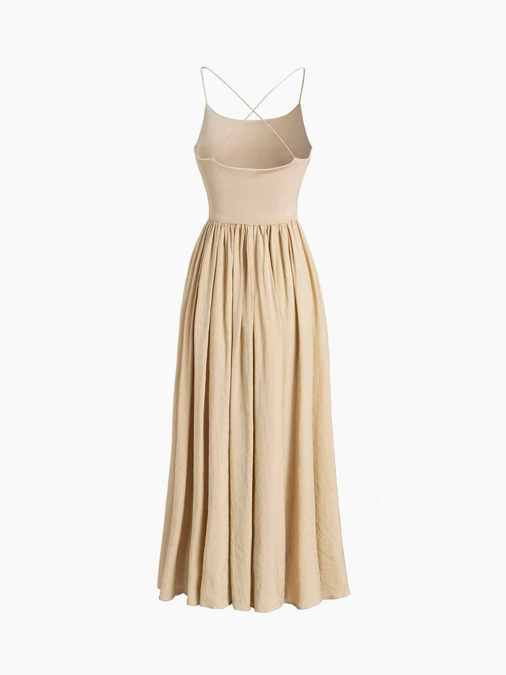 Kleid mit offenem Rücken, Midi-Länge