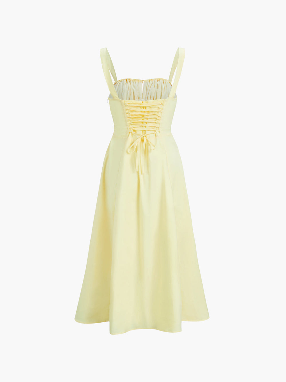 Raffiniertes Detail Langarm-Sommerkleid