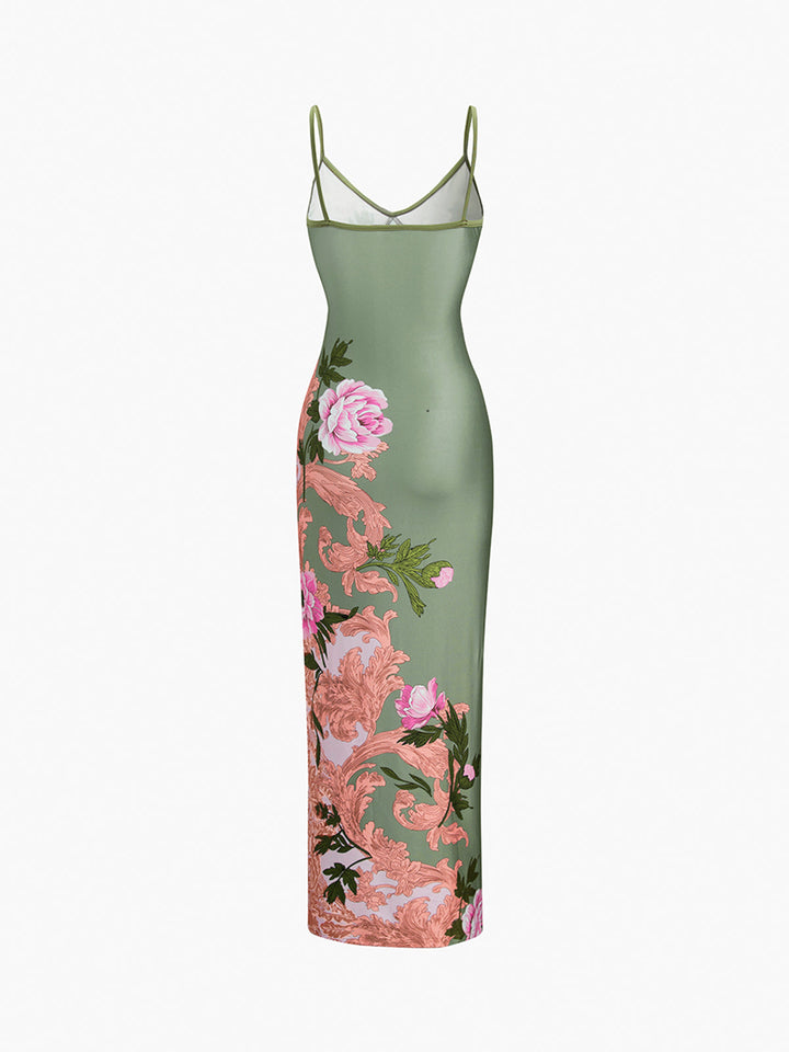 Sommer-Blumen-Maxikleid
