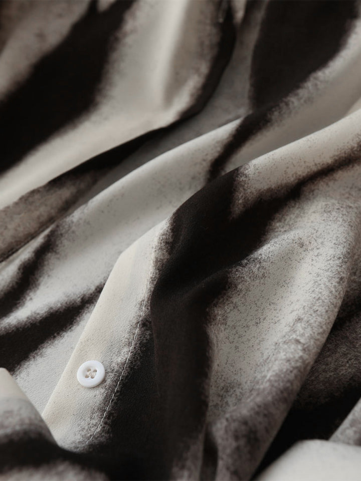 Tie-Dye Oversized Button-Down Hemd