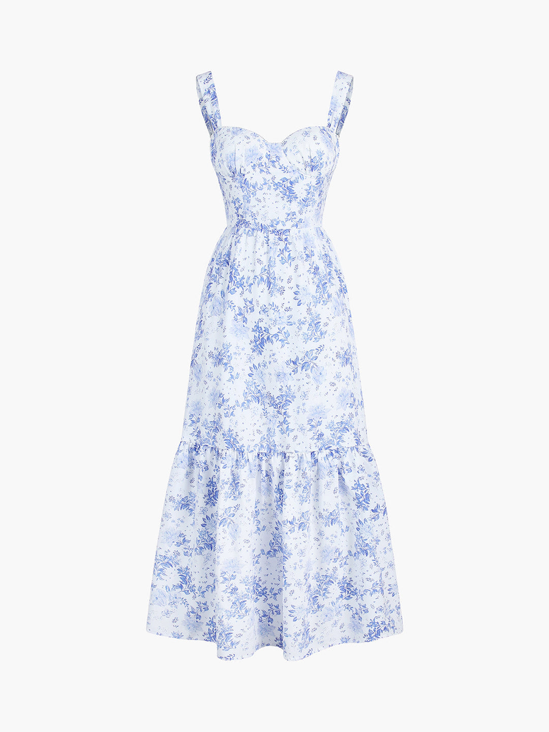 Vergissmeinnicht Blumen-Taschen Langärmeliges Kleid mit Reißverschluss