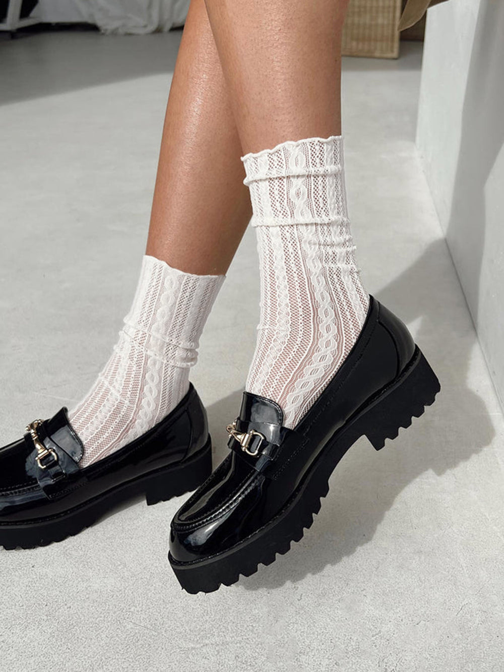 Spitze Socken