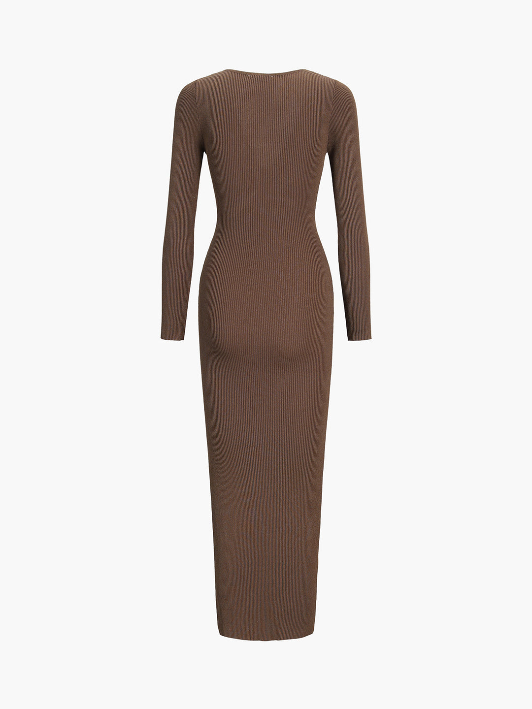 Pulloverkleid mit Schleifen-Ausschnitt