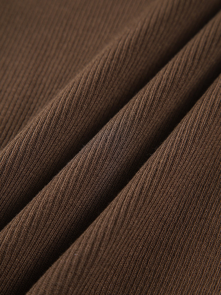 Pulloverkleid mit Schleifen-Ausschnitt