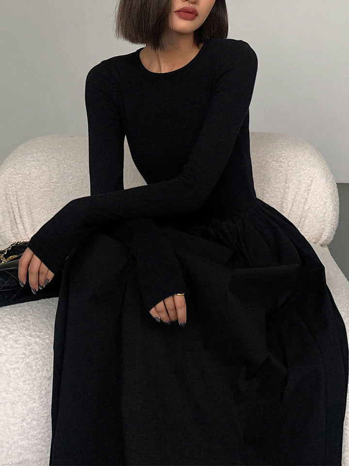 Freizeitkleid mit langen Ärmeln