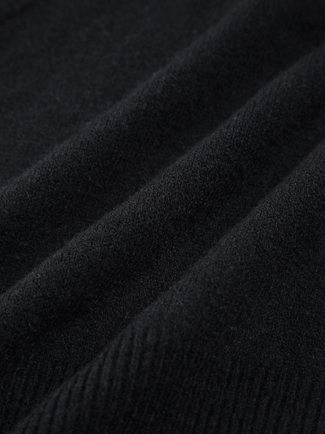 Einfacher V-Ausschnitt Pullover Weste