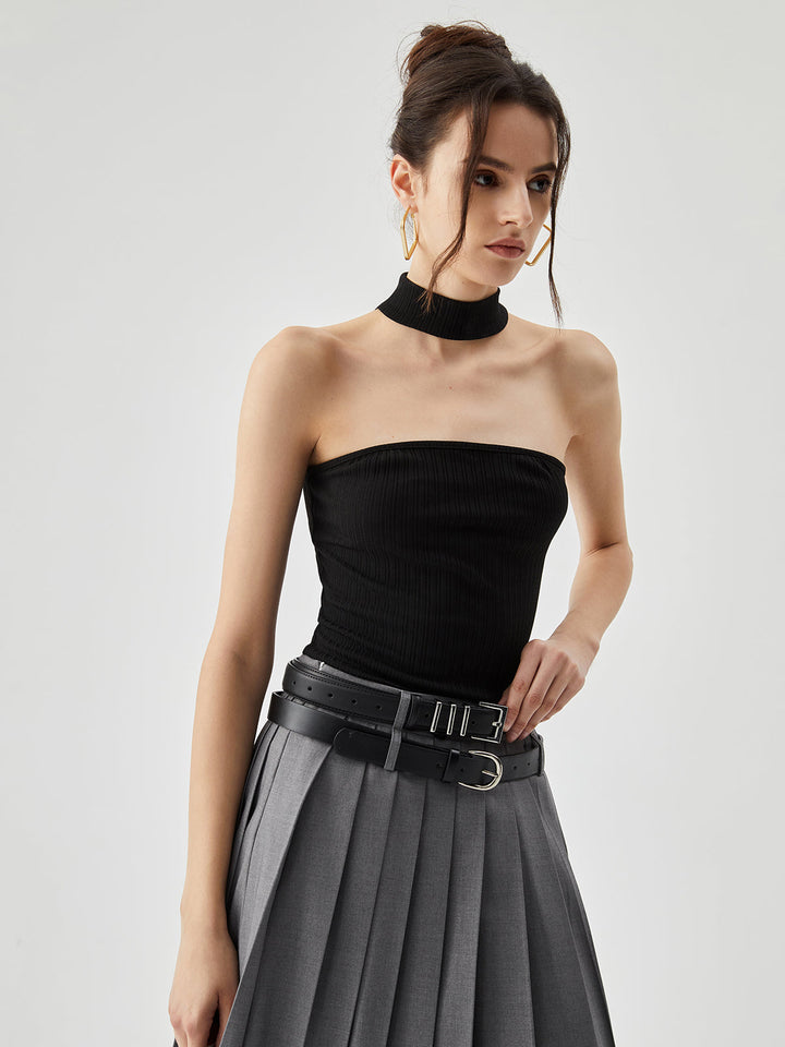 Slinky durchgehendes Neckholder-Top