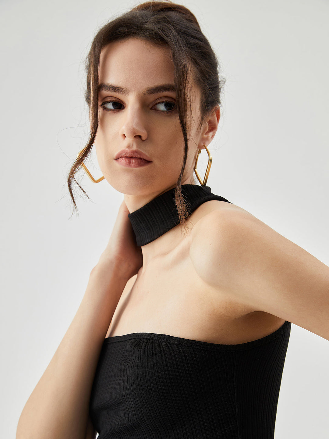 Slinky durchgehendes Neckholder-Top