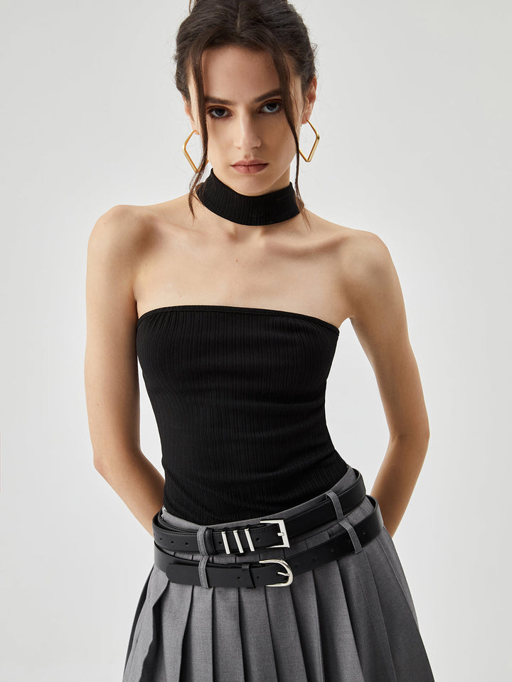 Slinky durchgehendes Neckholder-Top