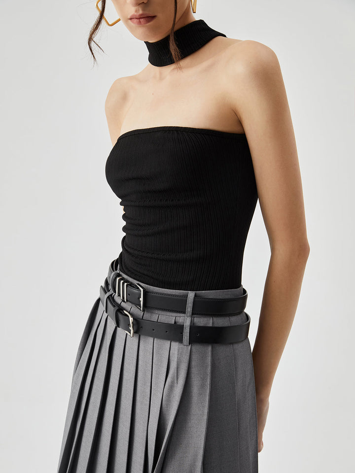 Slinky durchgehendes Neckholder-Top