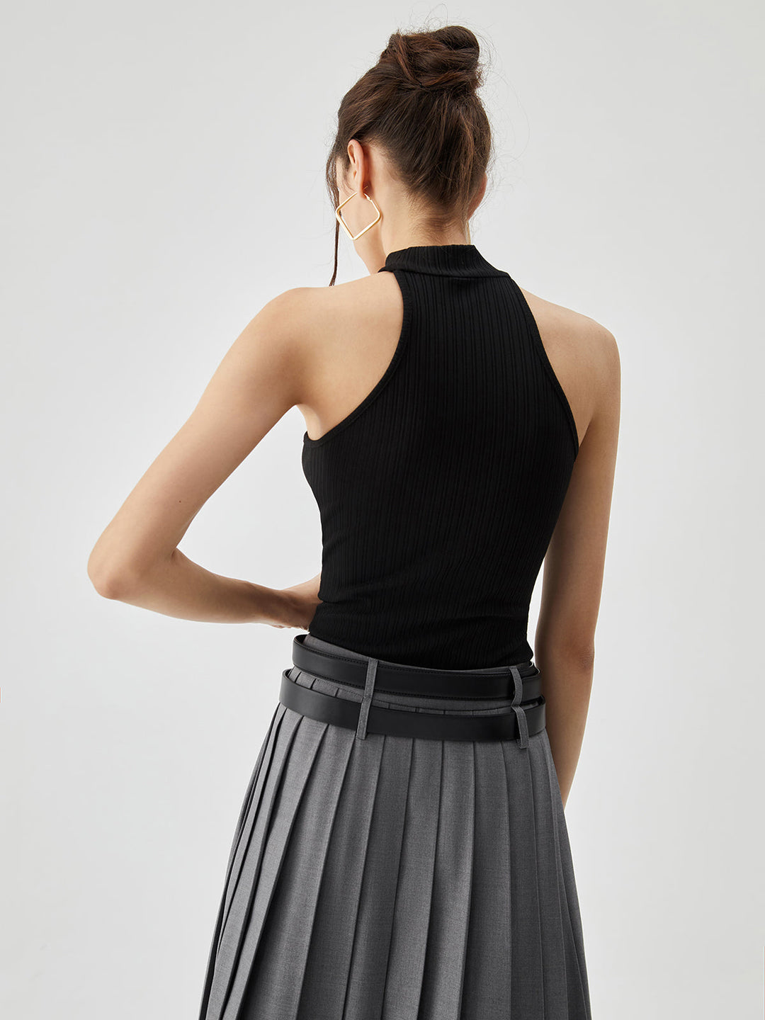 Slinky durchgehendes Neckholder-Top