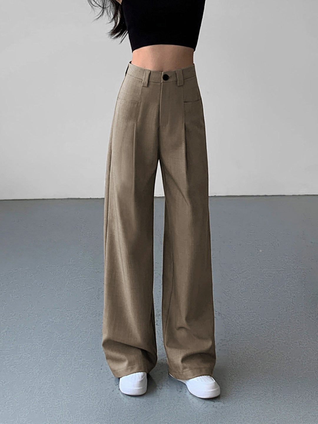 Leggings mit weitem Bein und göttlichen Falten