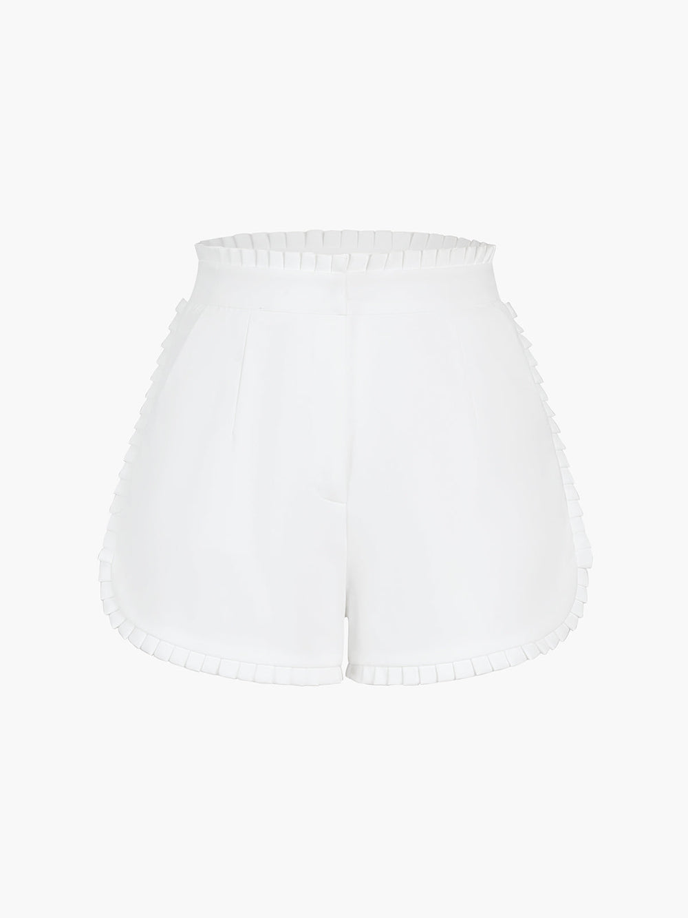 Trim Plissee-Shorts