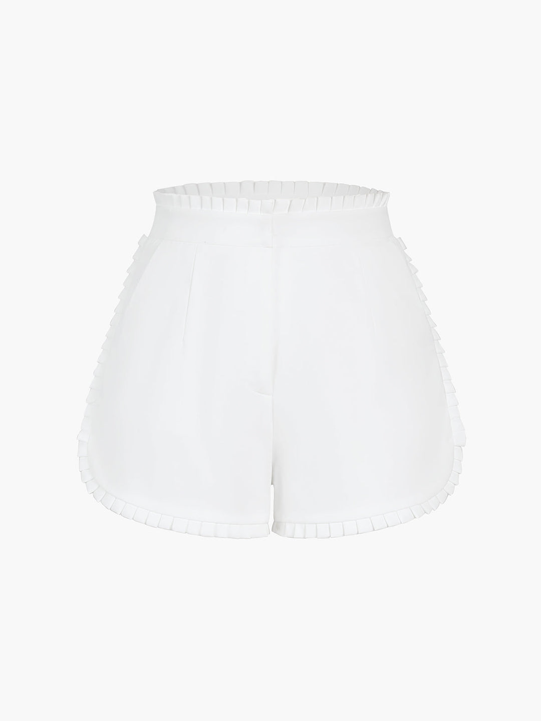 Trim Plissee-Shorts