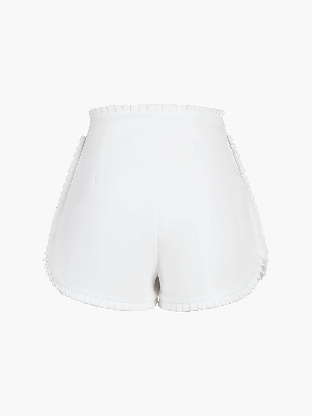 Trim Plissee-Shorts