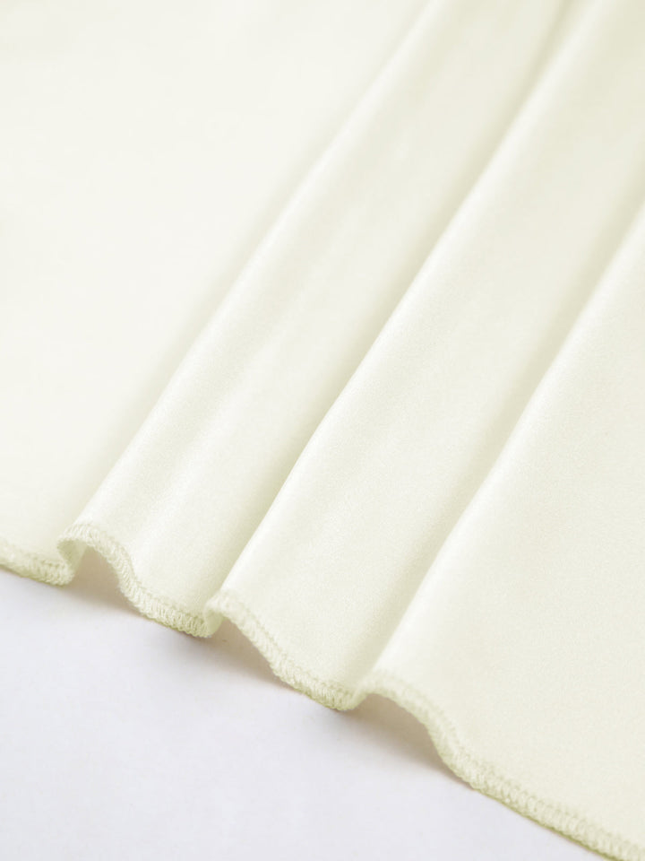 Satin-Schleifen-Detail-Trägertop