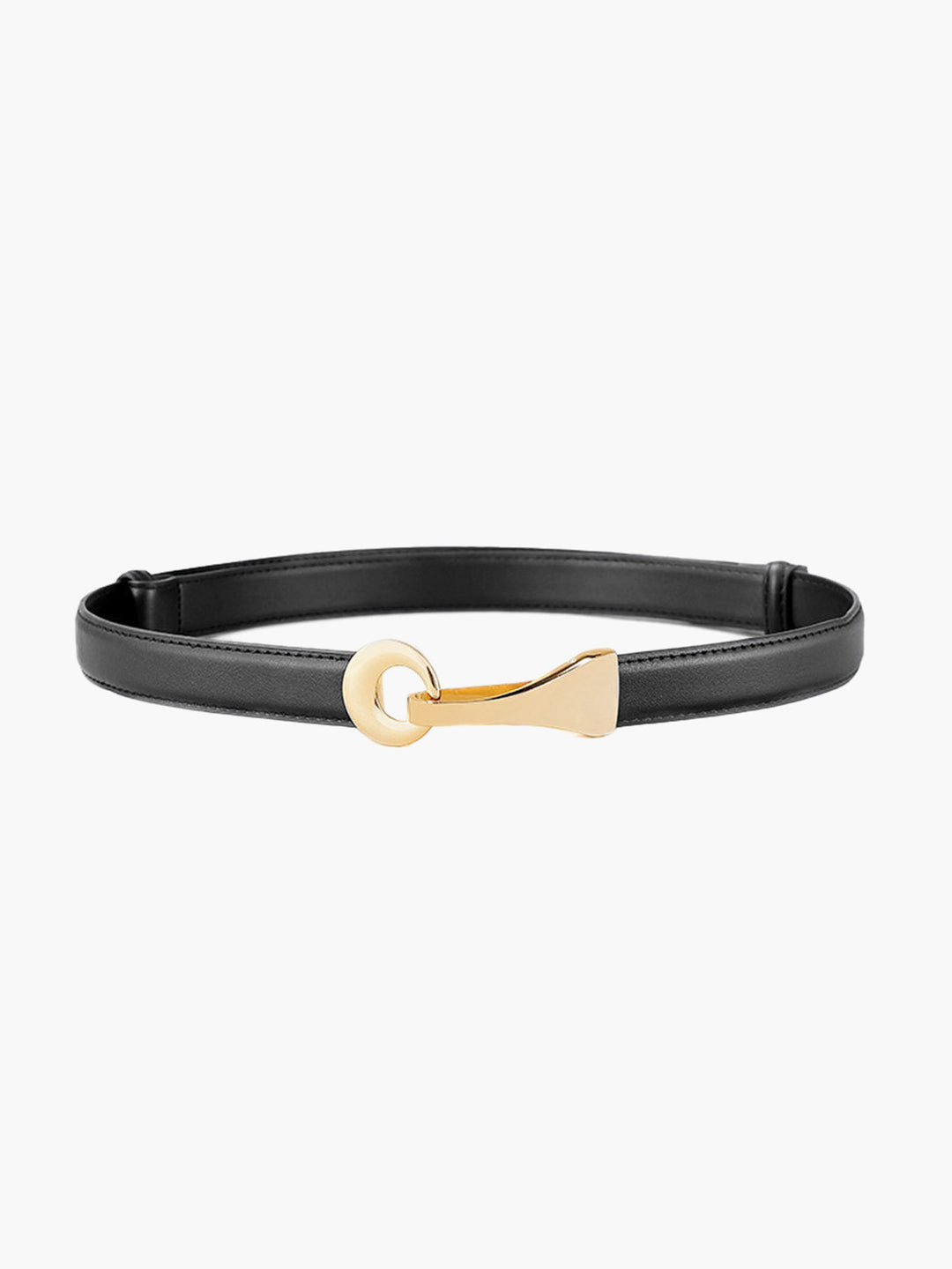 Leder Gürtel mit goldener Schnalle
