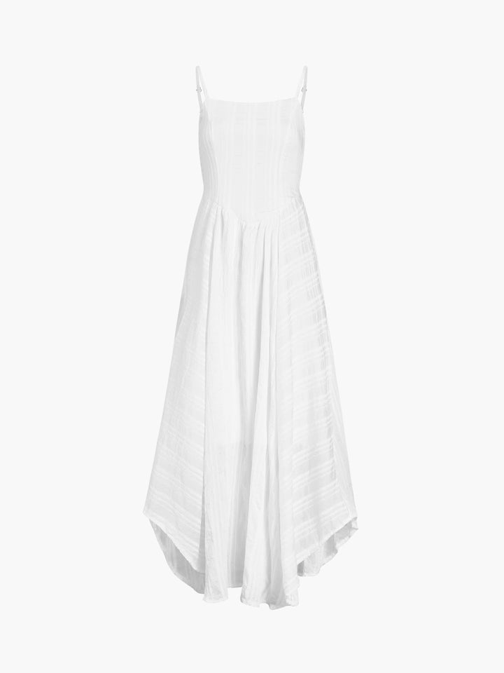 Romantisches Baumwoll-Maxikleid