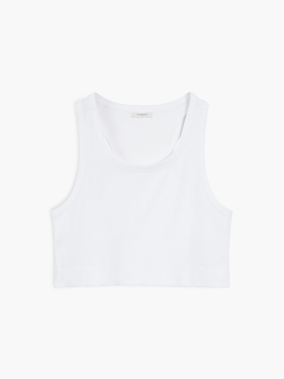 Baumwollmischungen Crop Top mit Trägern