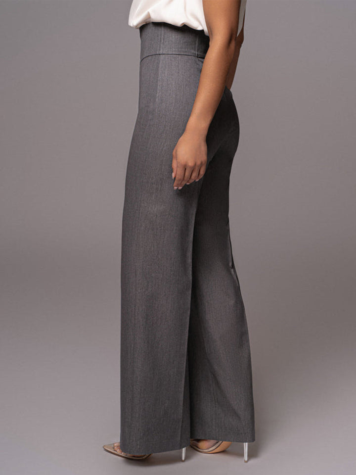 High Waist Straight Leg Hosen