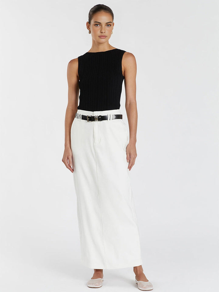 Minimalismus Uni Pullover Weste