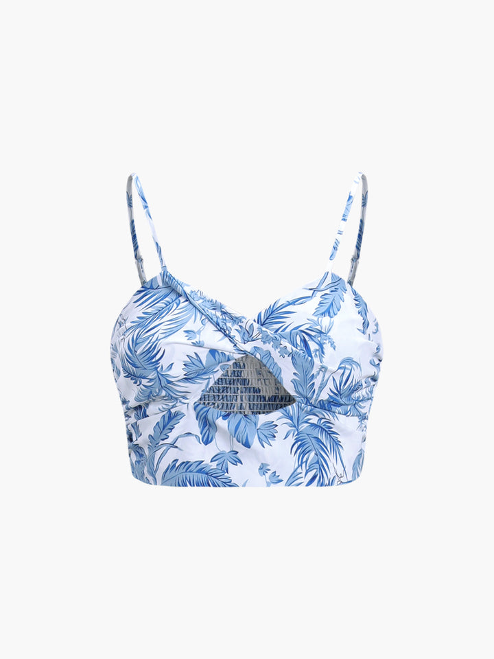 Seaside Joy Print Twist Detail Rock Set
