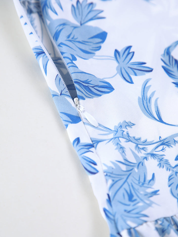 Seaside Joy Print Twist Detail Rock Set