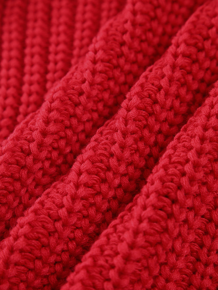 Häkel-Strickweste mit Knopfleiste