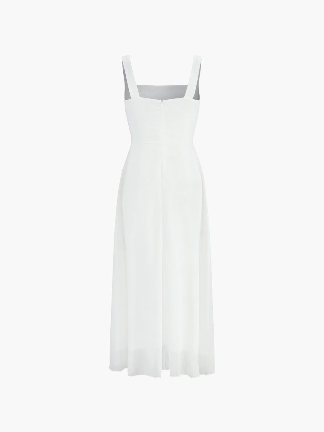 Halbdurchsichtiges Cami-Maxikleid