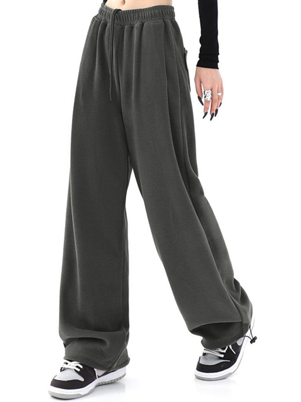 Graue Baggy Jogginghose
