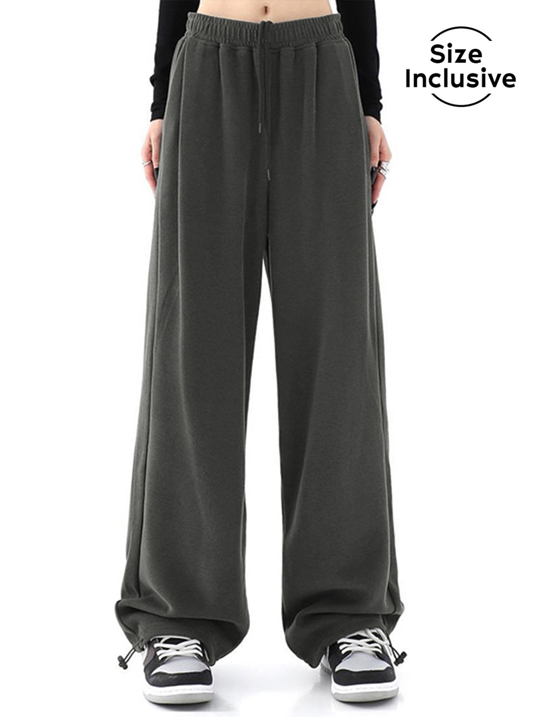 Graue Baggy Jogginghose