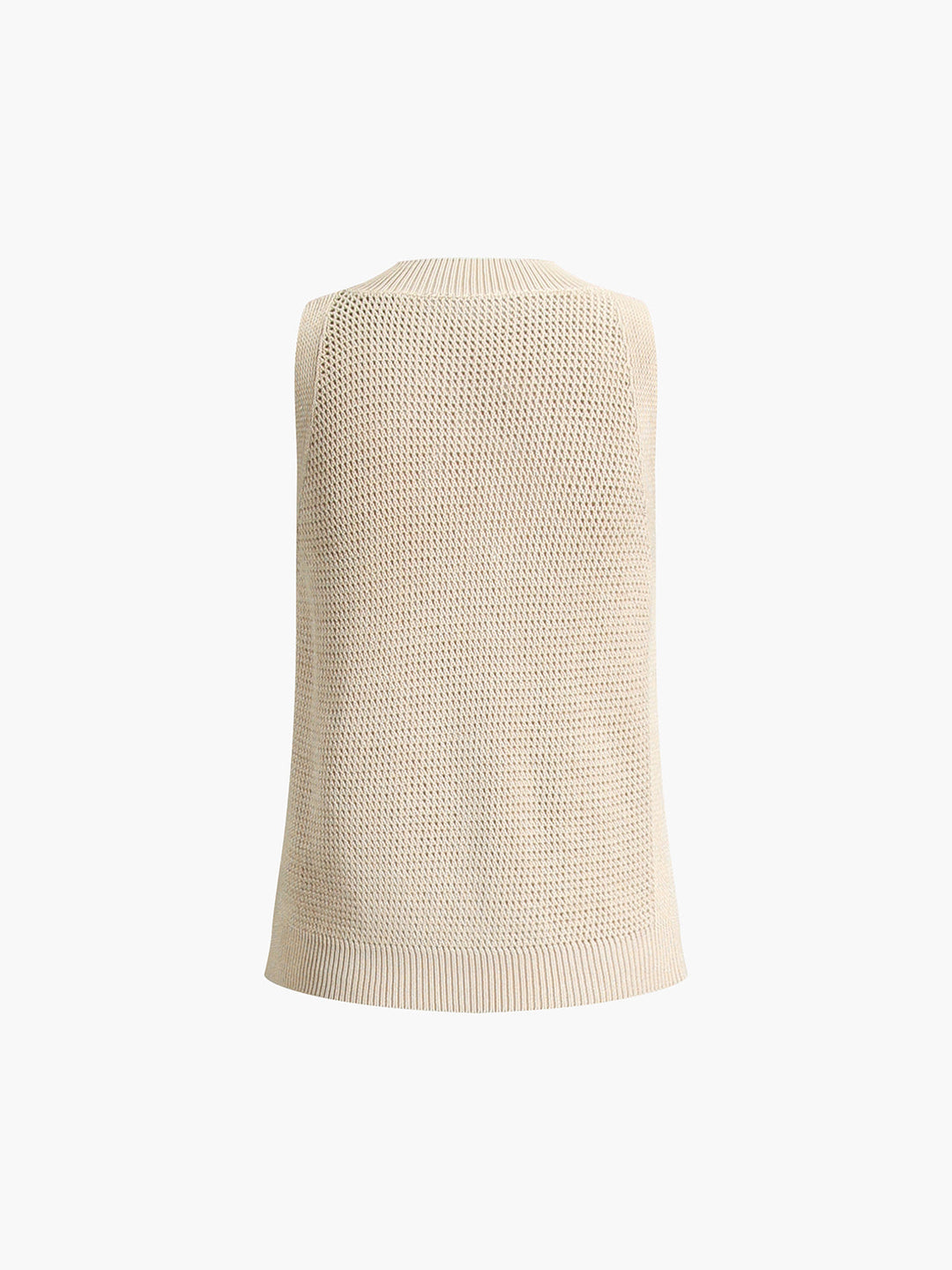 Rückenfreies Tanktop aus Strick