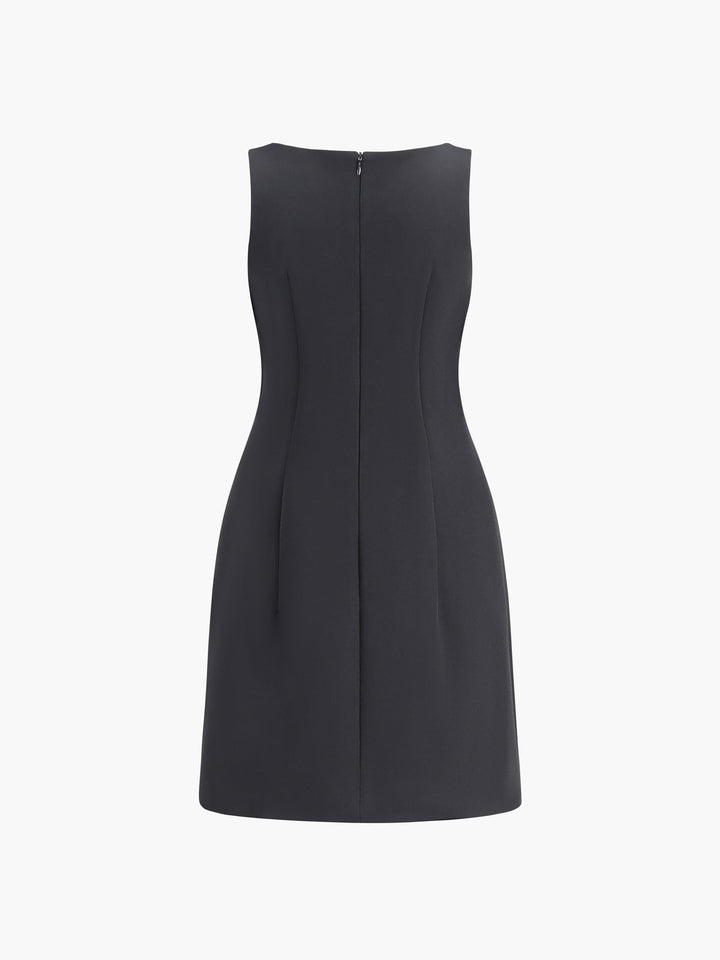 Ärmelloses Etui-Kleid