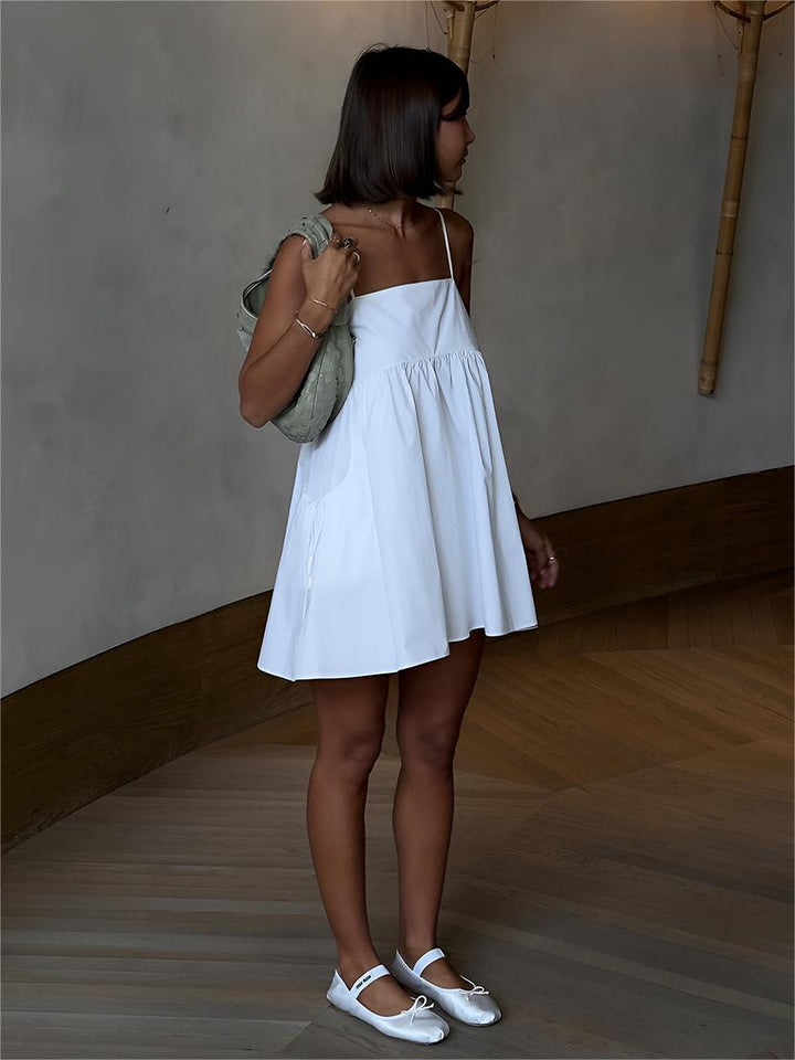 Serendipity Cami-Kleid mit Kordelzug und Taschen