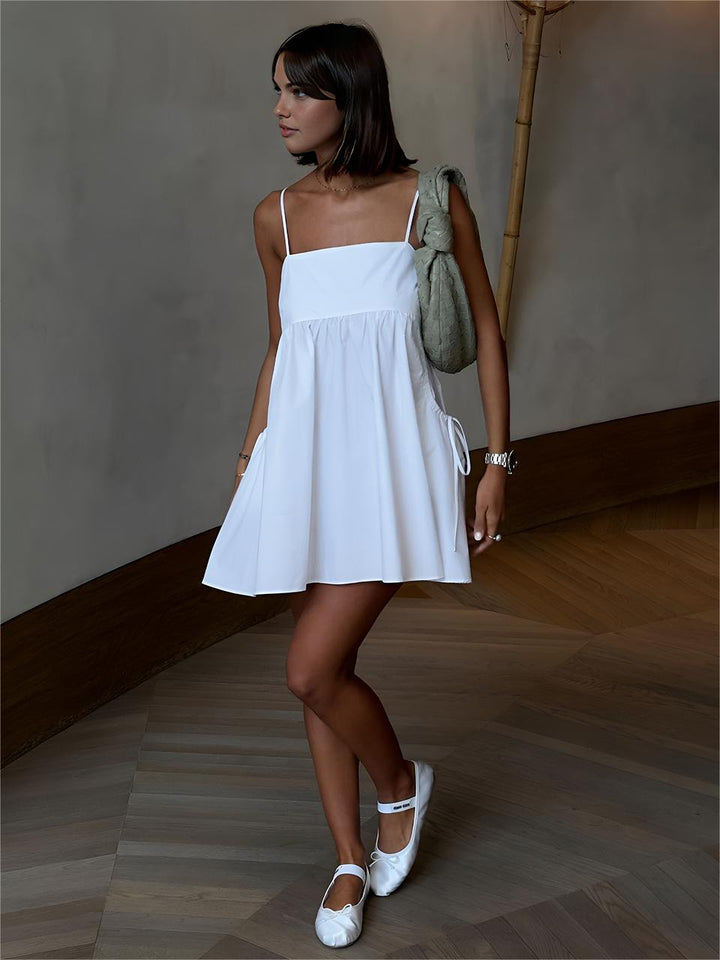 Serendipity Cami-Kleid mit Kordelzug und Taschen