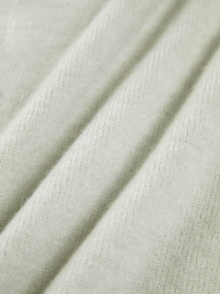 Legerer Pullover-Weste mit Knopfleiste