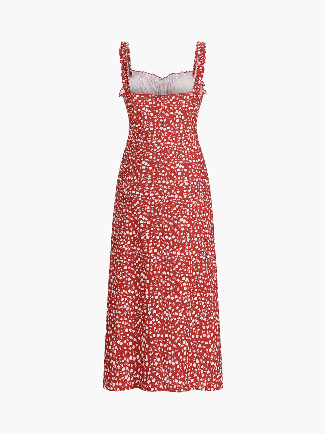 Cami Blumen Urlaubs-Midi-Kleid im Bohemian-Stil