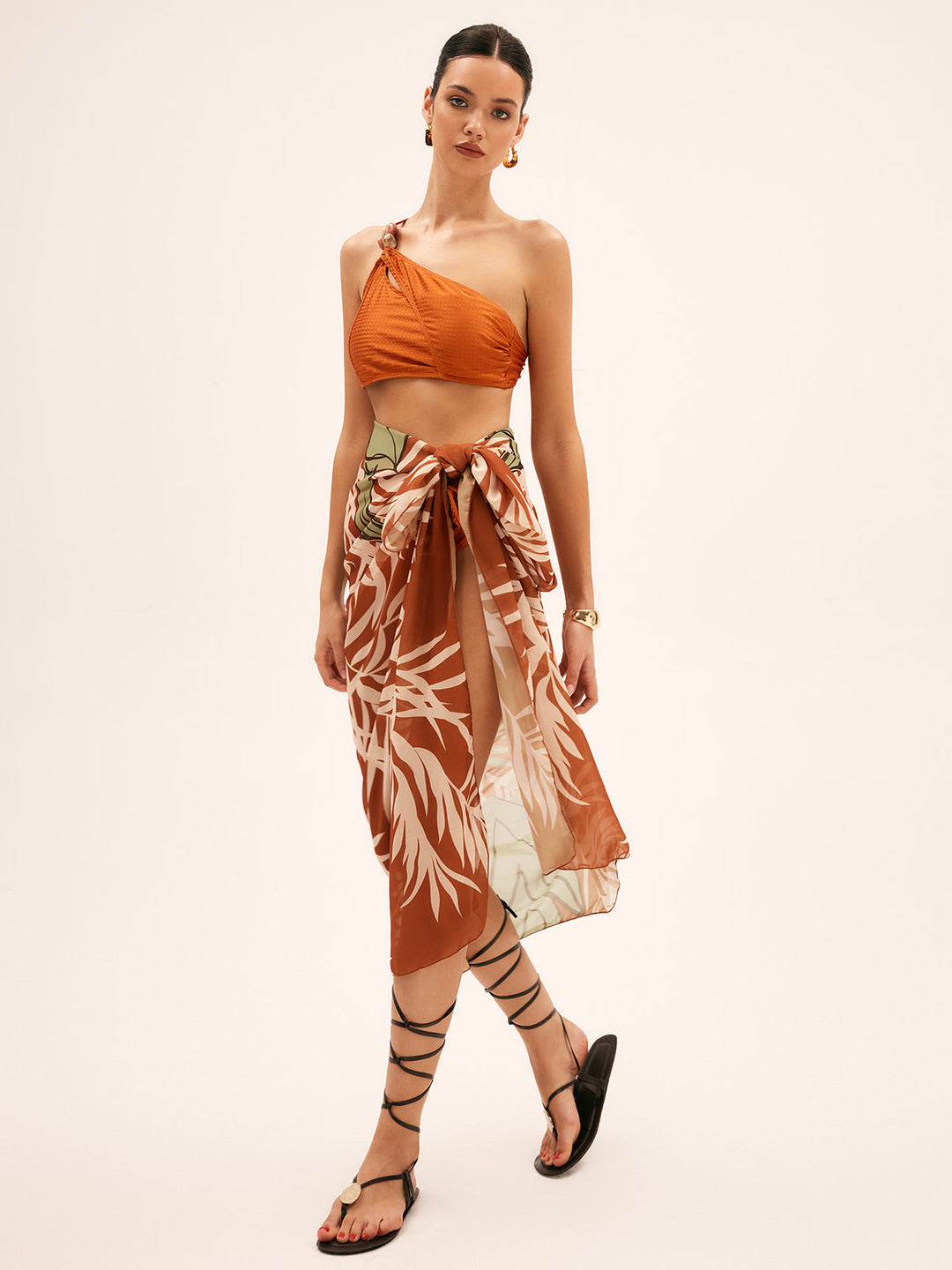 Maillard Asymmetrisches Gebundenes Bikini-Set Mit Perlen
